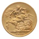 1912 George V Large Head UK Full Sovereign Coin