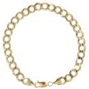 9ct Yellow Gold Curb Bracelet 8.5"