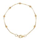 22ct Yellow Gold Bead Fancy Bracelet 7"