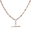 9ct Yellow Gold Twist Link T-Bar Chain 20"