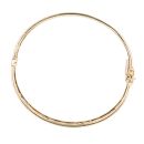 9ct Yellow Gold Patterned Hinged Bangle