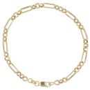 9ct Yellow Gold Oval Link Fancy Bracelet 7.5"