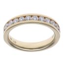 9ct Yellow Gold 0.75ct Brilliant Cut Lab Grown Diamond Eternity Ring