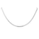 Silver Curb 22" Chain by Icesia