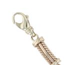 9ct Yellow Gold Patterned Bar Bracelet 8"