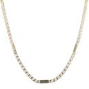 9ct Yellow Gold Patterned Marine Anchor Chain 20"