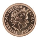 2013 Elizabeth II Fourth Portrait UK Full Sovereign Coin