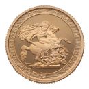 2017 Elizabeth II Fifth Portrait UK Quarter Sovereign Coin