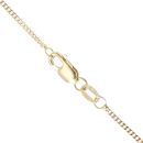 9ct Yellow Gold Diopside Pendant and Chain 18"