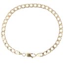 9ct Yellow Gold Curb Bracelet 9"