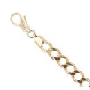 9ct Yellow Gold Curb Bracelet 8.5"