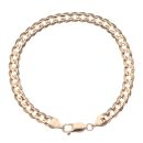 9ct Yellow Gold Curb Bracelet 7.5"