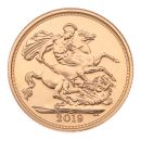 2019 Elizabeth II Fifth Portrait UK Full Sovereign Coin