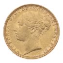 1884 Victoria Young Head UK Full Sovereign Coin