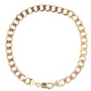 9ct Yellow Gold Curb Bracelet 9"