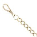 9ct Yellow Gold Curb Bracelet 9"