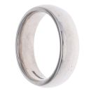 9ct White Gold Slight Court Wedding Band 6mm