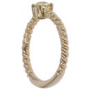 18ct Yellow Gold 0.50ct Diamond Solitaire Ring