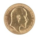 1906 Edward VII Large Head UK Half Sovereign Coin