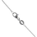 18ct White Gold 0.50ct Brilliant Cut Diamond Heart Pendant and Chain 18"