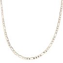 9ct Yellow Gold Figaro Chain 18"