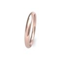 9ct Rose Gold Traditional Court Wedding Band 2.5mm