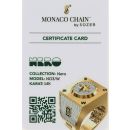 14ct Yellow Gold Monaco Cubic Zirconia Signet Ring