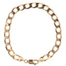 9ct Yellow Gold Curb Bracelet 8"