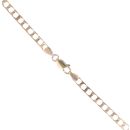 9ct Yellow Gold Square Curb Chain 18"