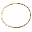 18ct Yellow Gold 0.10ct Brilliant Cut Diamond Fancy Hinged Bangle