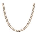 9ct Yellow Gold Curb Chain 22"