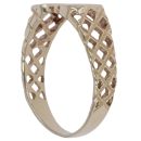 9ct Yellow Gold Patterned Dad Ring
