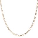 9ct Yellow Gold Figaro Chain 22"