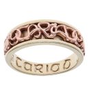 9ct Yellow and Rose Gold Clogau Cariad Signet Ring
