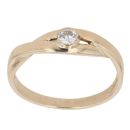 9ct Yellow Gold 0.15ct Brilliant Cut Diamond Solitiare Ring