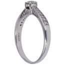 18ct White Gold 0.54ct Brilliant Cut Diamond Solitaire Ring