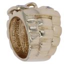 9ct Yellow Gold Cubic Zirconia Watch Strap Buckle Ring