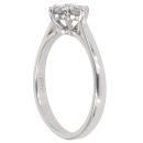 18ct White Gold 0.50ct Brilliant Cut Diamond Cluster Ring