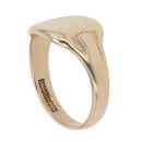 9ct Yellow Gold Plain Square Signet Ring