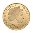 2018 The Sapphire Coronation 1p Jersey Coin Proof Boxed