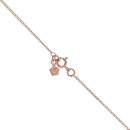 9ct Rose Gold 0.05ct Diamond Welsh Dragon Clogau Pendant and Chain 18"