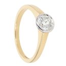 18ct Yellow Gold Diamond 0.80ct Solitaire Ring
