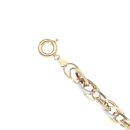 14ct Yellow And White Gold Greek Key Bracelet 7.5"