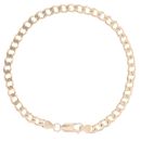 9ct Yellow Gold Curb Bracelet 8.5"