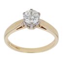 18ct Yellow Gold 0.75ct Brilliant Cut Diamond Solitaire Ring