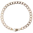 9ct Yellow Gold Curb Bracelet 7.5"
