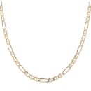 14ct Yellow Gold Figaro Marine Chain 20"
