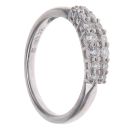 18ct White Gold 0.40ct Brilliant Cut Diamond Cluster Ring