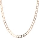 9ct Yellow Gold Square Curb Chain 24"
