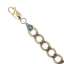 9ct Yellow Gold Curb Bracelet 8"